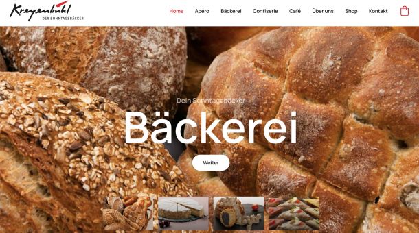 Frisch gebacken: Die neue Website von kreyenbuehl.ch